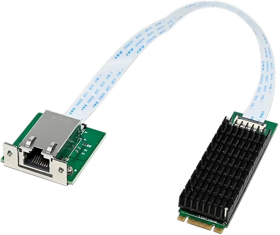 Amazon.co.jp: TAMOSH M.2 B+M AQC107 ネットワーク カード シングル