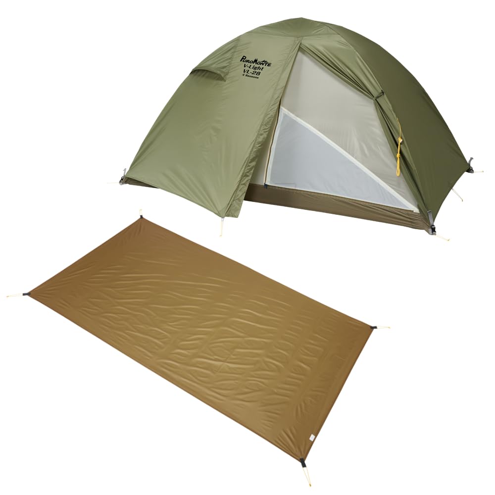 Amazon.co.jp: プロモンテ 超軽量アルパインテント 2人用 VL-28 4S OLV