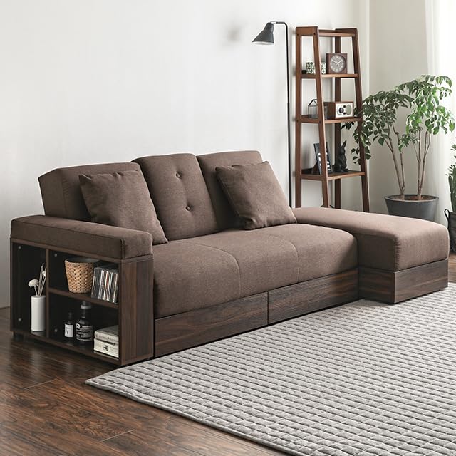 Amazon｜モダンデコ ソファー 2人掛け リクライニング クッション付き