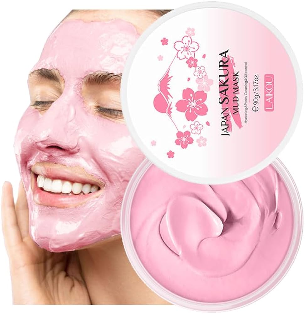 Amazon.com : AKARY Sakura Clay Facial Mud Mask Deep Cleanse