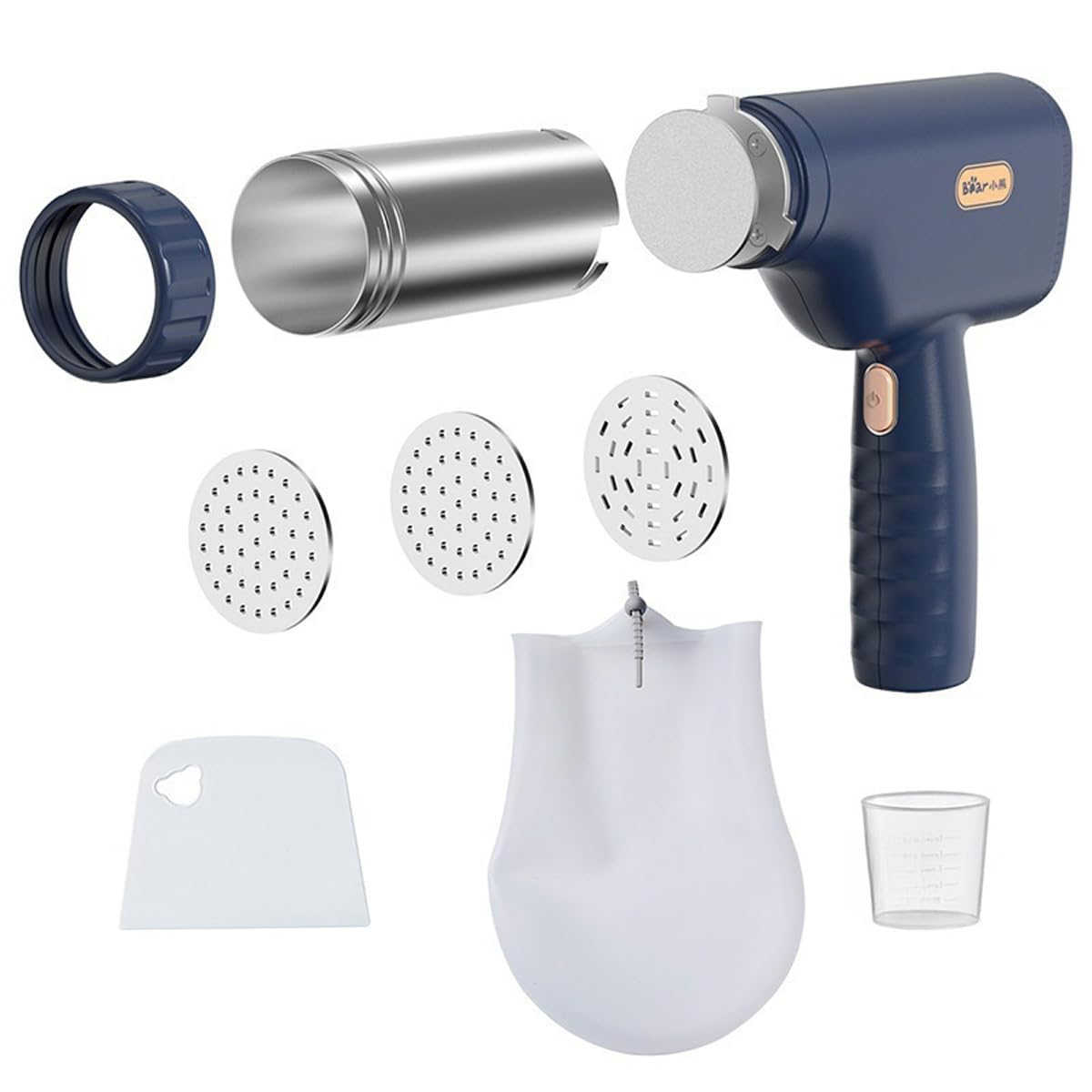 Amazon｜製麺機 パスタマシーン 電動麺プレス機 3種類の麺金型