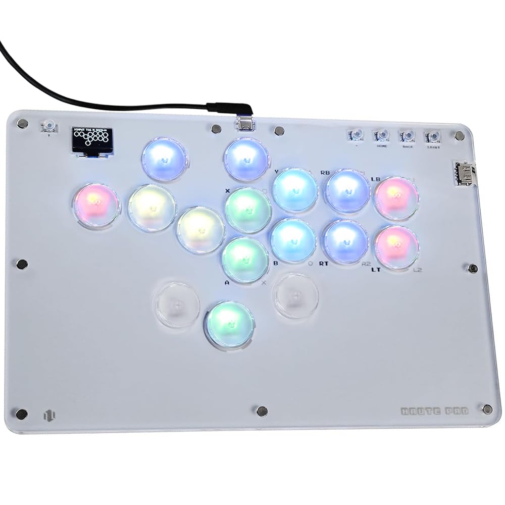 Amazon | Haute42 レバーレス アケコン T16 PROホワイト レバーレス