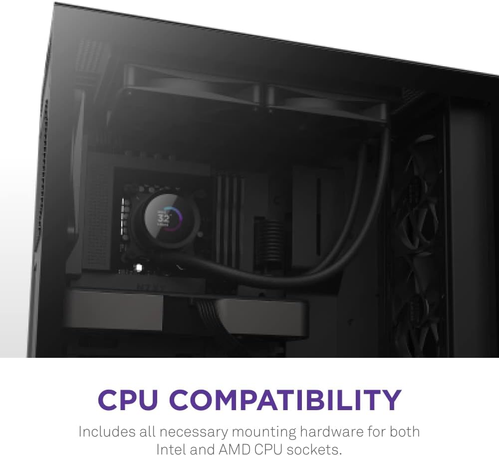 Amazon | NZXT KRAKEN 280 Black 簡易水冷CPUクーラー RL-KN280-B1