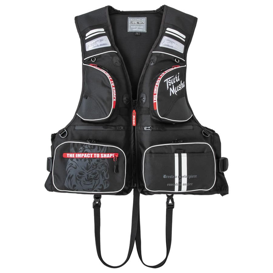 Amazon | 釣武者 Mushaフェイス コーデュラフローティングベスト (L