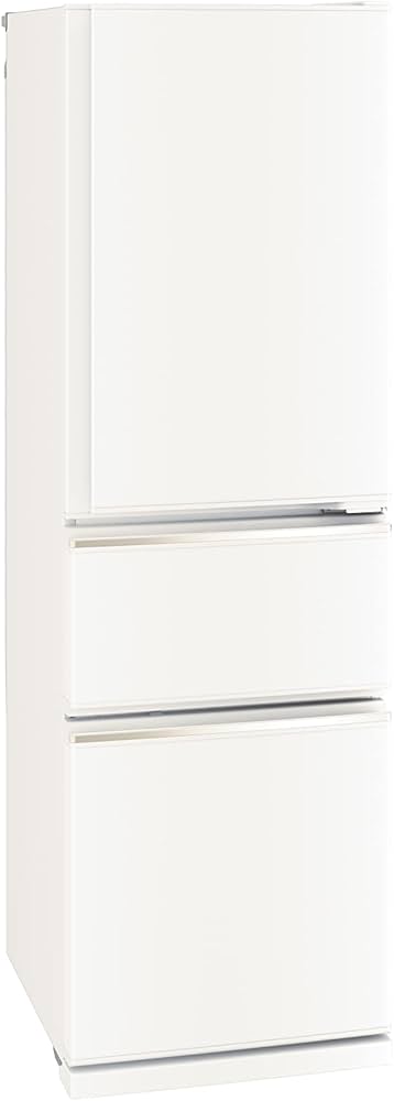 Amazon | 三菱電機 冷蔵庫 幅54cm 300L 右開き 3ドア 野菜室が真ん中