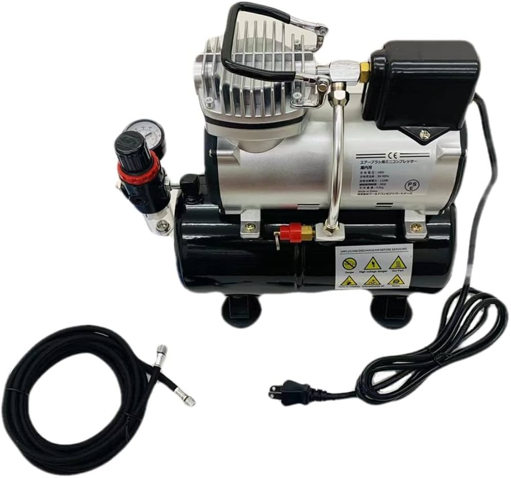 Amazon | 三方良し オイルレス・ミニエアーコンプレッサー3Lタンク