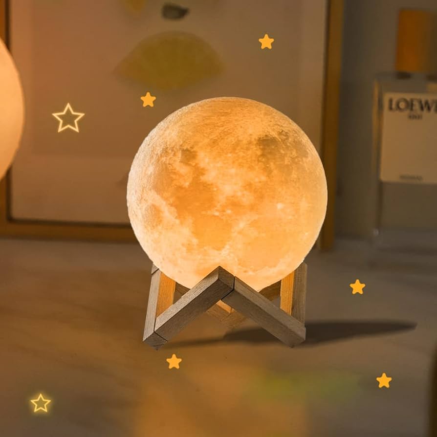 Amazon.co.jp : 月ライト ナイトライト 月ランプ デスクライト 屋内