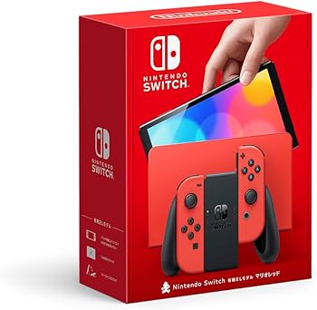 Amazon.com: Nintendo Switch (OLED model) Mario Red JDM