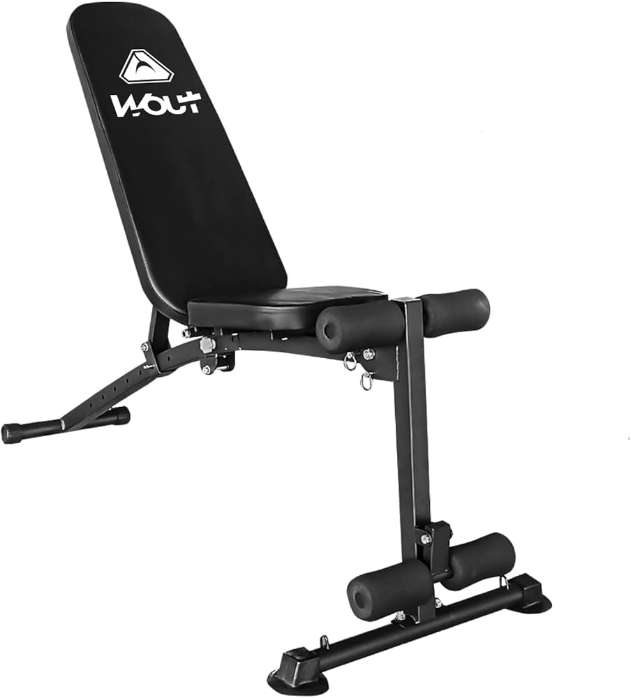 Amazon.co.jp: Wout (ワウト) トレーニングベンチ 折りたたみ式 収納に