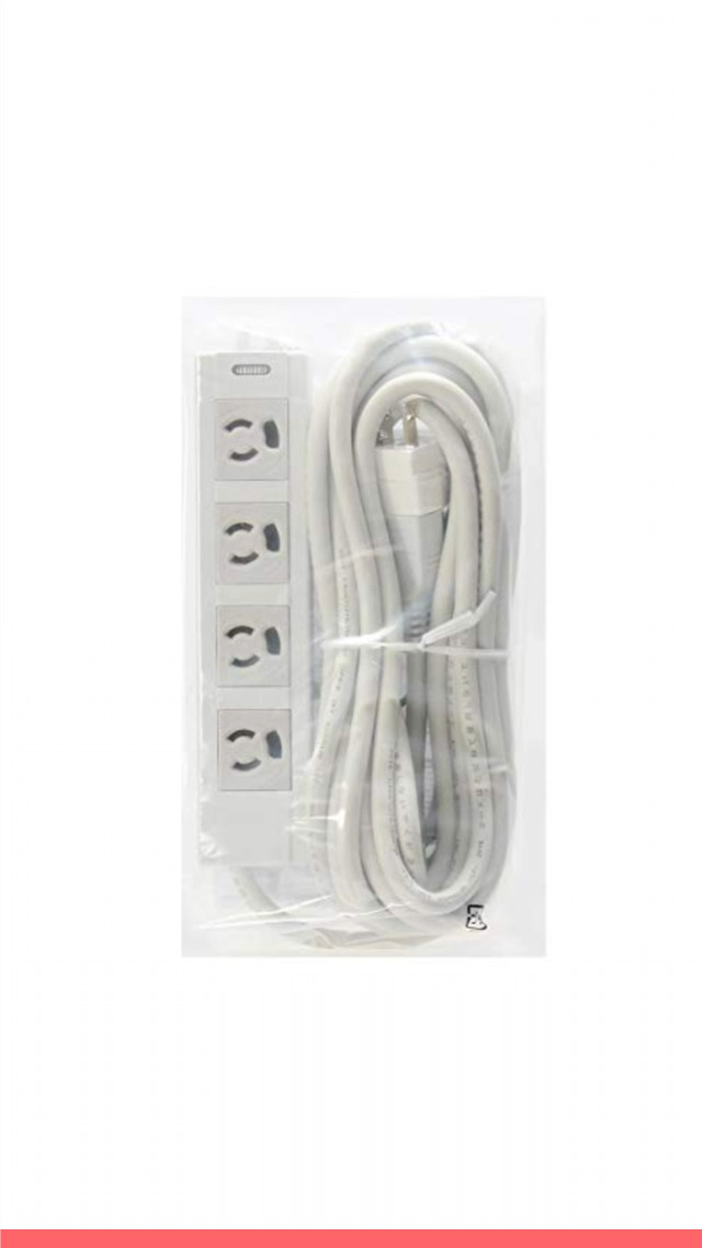 Amazon.co.jp: サンワサプライ(Sanwa Supply) 電源タップ 3P・4個口 5m