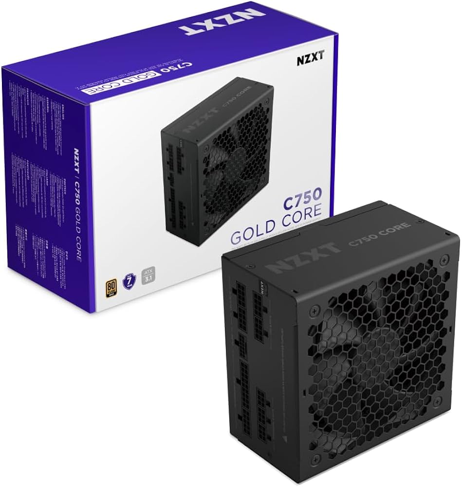 Amazon | NZXT C750 Gold Core ATX3.1 PC電源ユニット 750W 80 PLUS