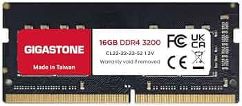 Amazon.co.jp: 【メモリ ノートパソコン専用 DDR4】GIGASTONE 16GBx1枚
