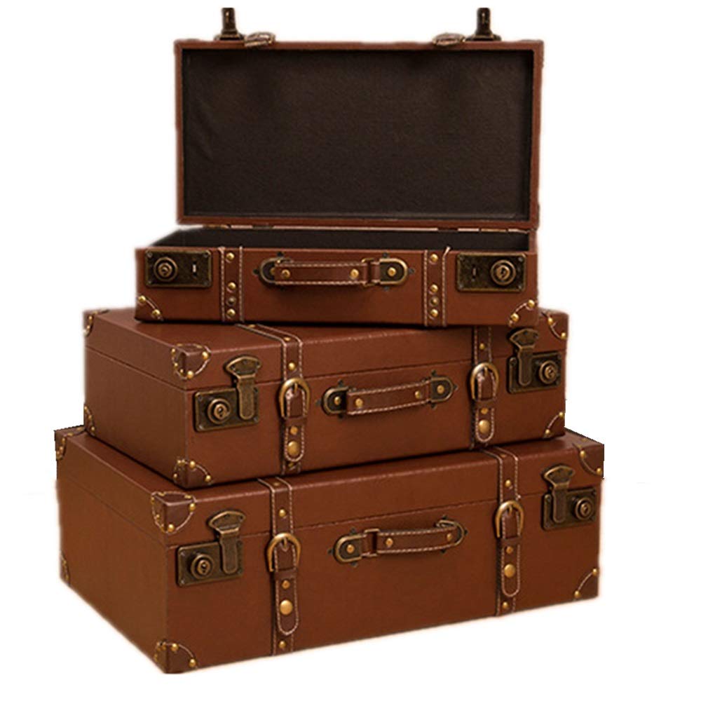 Amazon｜ヴィンテージ スーツケース アンティークのスーツケース3枚