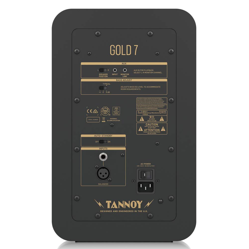 Amazon.co.jp: TANNOY GOLD 7 モニタースピーカー ×2本