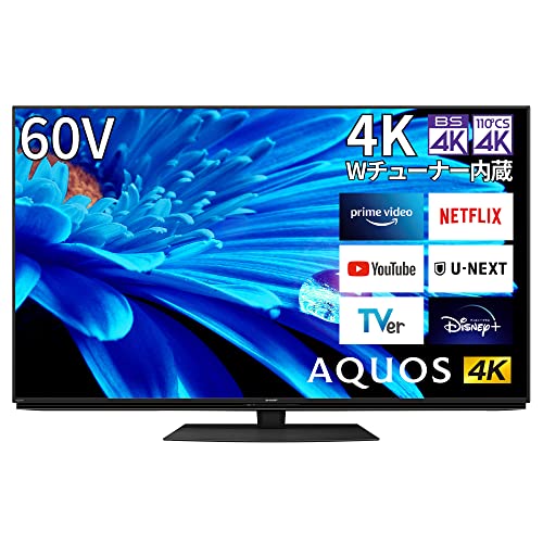 Amazon | シャープ 60V型 4K 液晶 テレビ AQUOS 4T-C60EN1 N-Black
