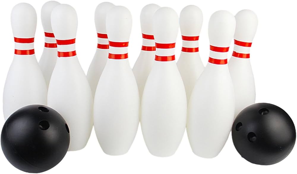 Amazon.co.jp: TTETTZ 子供用ボーリングセット ボーリングピン10本と
