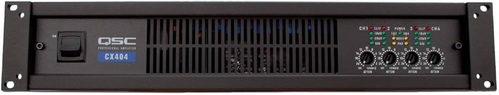 Amazon.co.jp: QSC CX404 4-CH Low Z パワーアンプ : DIY・工具・ガーデン