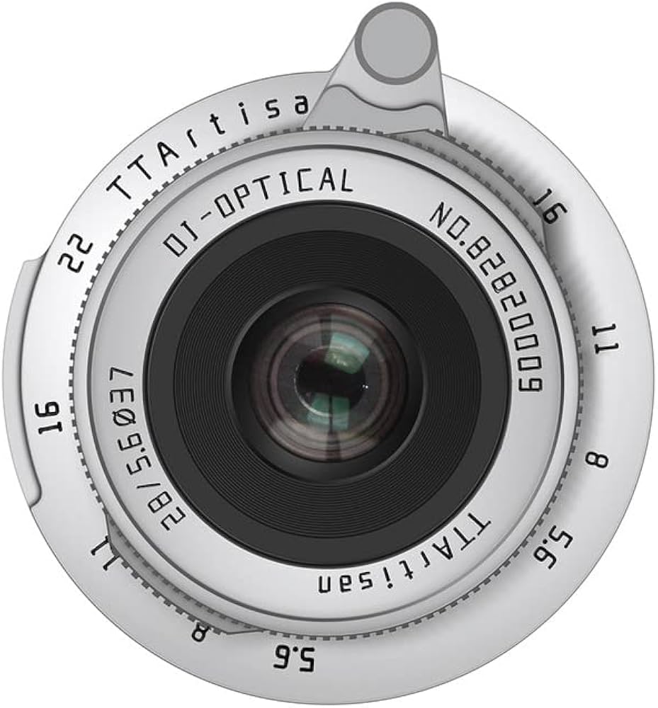 Amazon | TTArtisan 28mm F5.6 Mマウント ライカM シルバー レンズ 銘