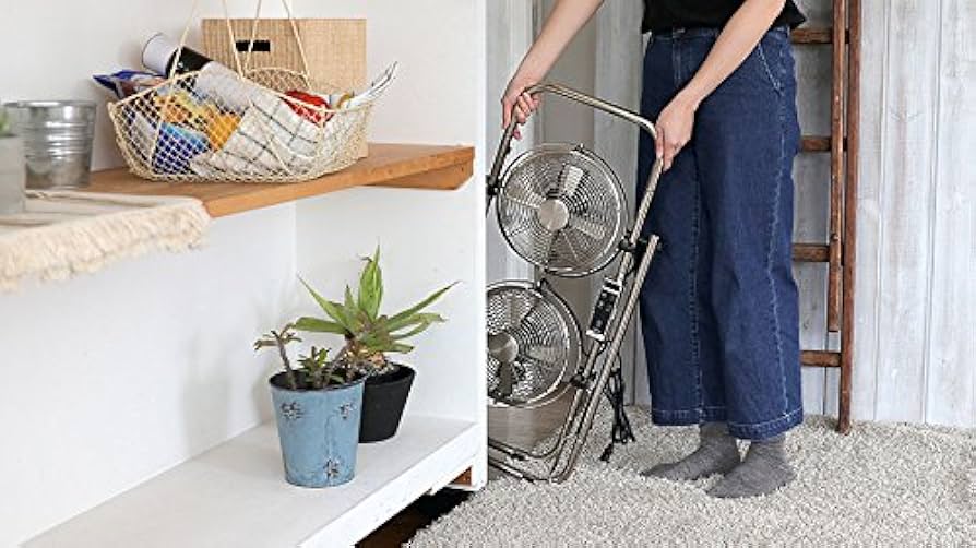 Amazon | PRISMATE（プリズメイト）メタルデュアルファン 8インチ