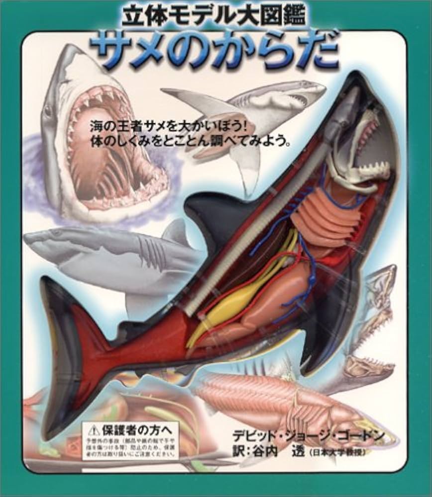 立体モデル大図鑑サメのからだ (こどもライブラリー) | デビッド