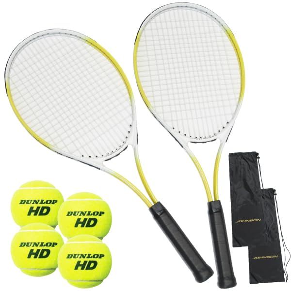 Amazon | 硬式テニスラケット 2本セット テニスボール4個入 初心者向