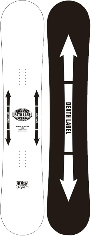 Amazon | デスレーベル スノーボード 板 メンズ ブラックフラッグDW