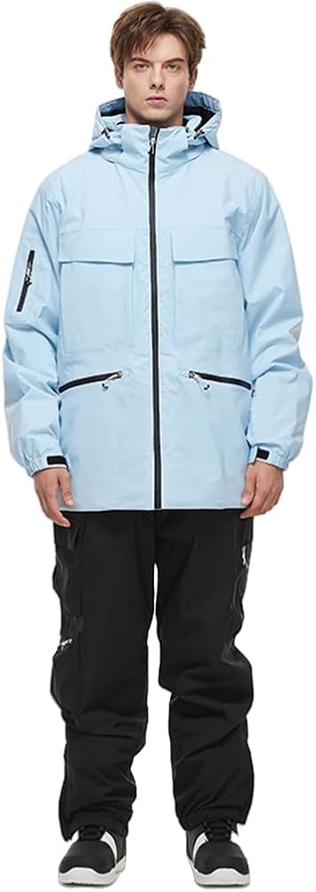 Amazon.co.jp: [HOTIAN] スノーボードウェア メンズ スキーウェア 上下