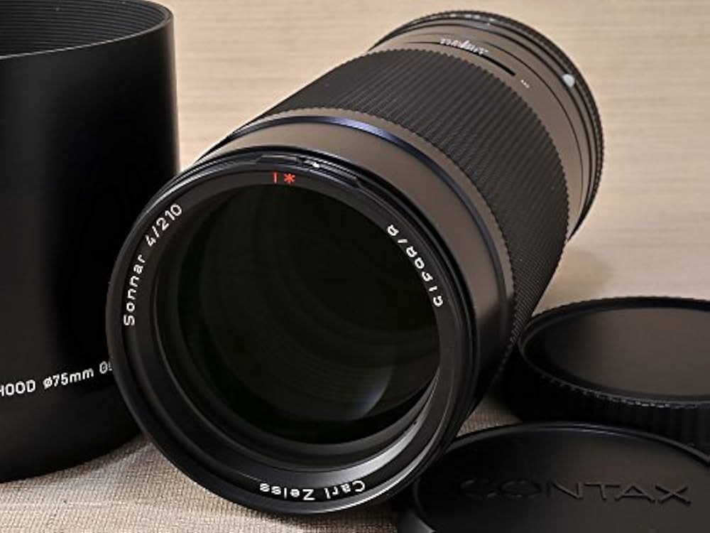Amazon | CONTAX Carl Zeiss T* Sonnar 210mm F4 for 645 A | カメラ用