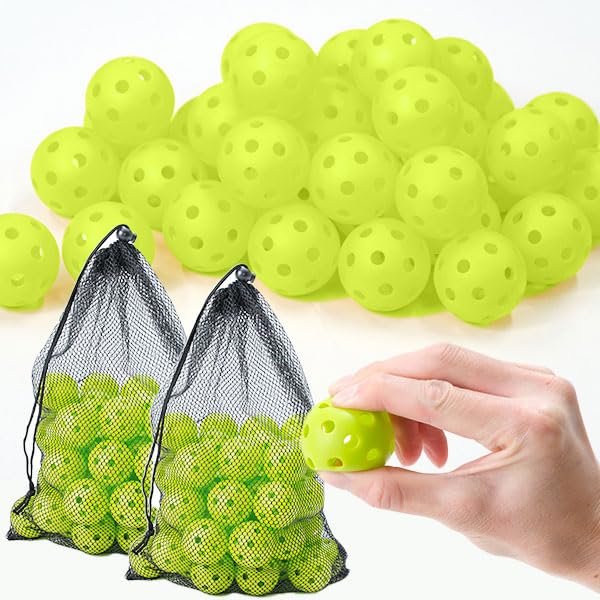 Amazon | 野球 練習 ミニ穴あきボール 100個セット(50個×2) 42mm 専用