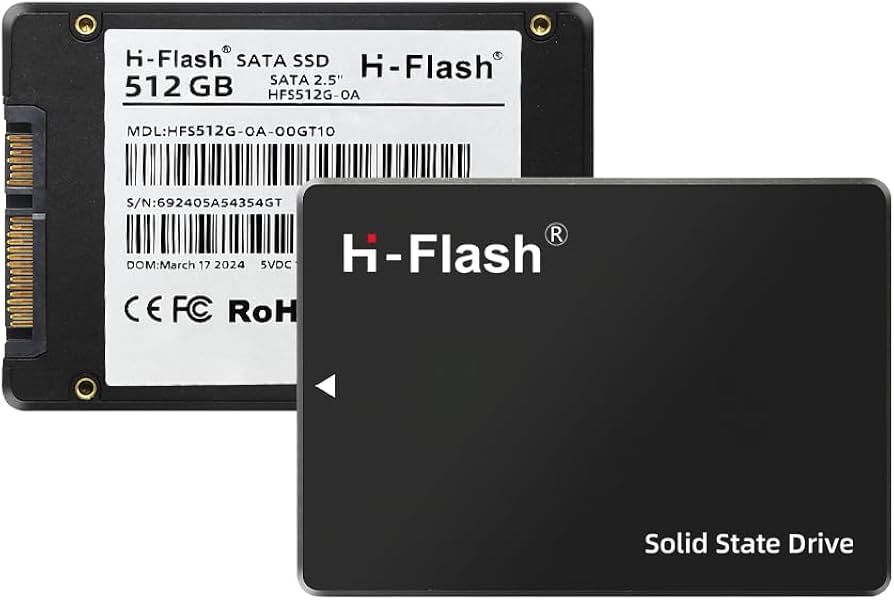 Amazon.com: H-Flash 512GB SATA SSD, 2.5'' SSD SATA III 6 Gb/s
