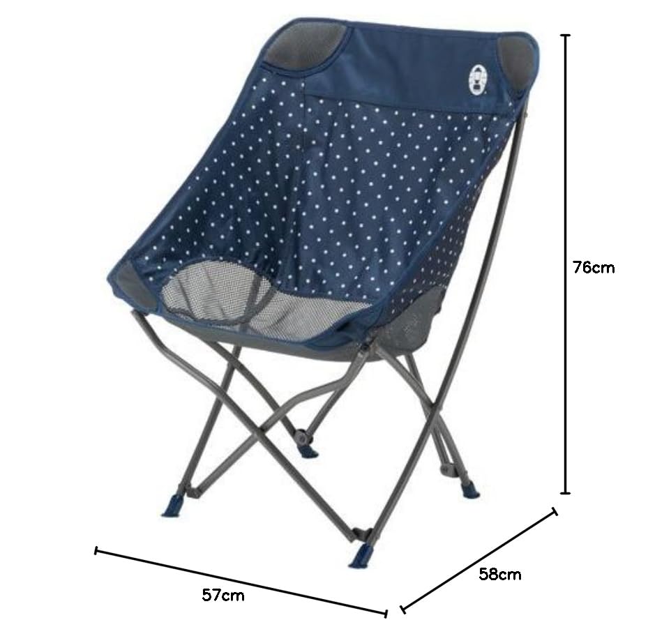 Amazon.co.jp: Coleman(コールマン) チェア ヒーリングチェア ネイビー