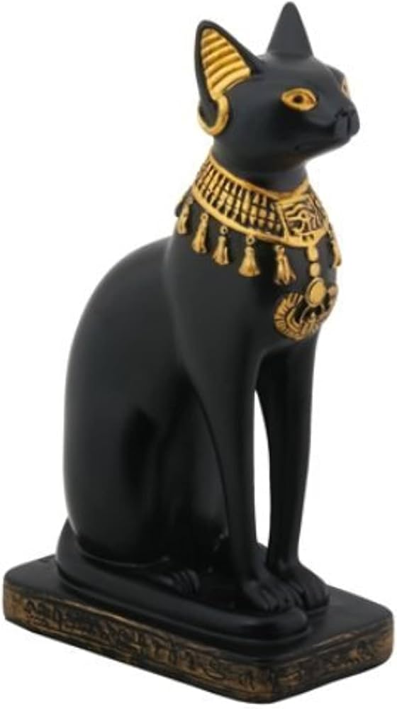Amazon.co.jp: バステト神 bastet 猫型の女神 立像【エジプシャン
