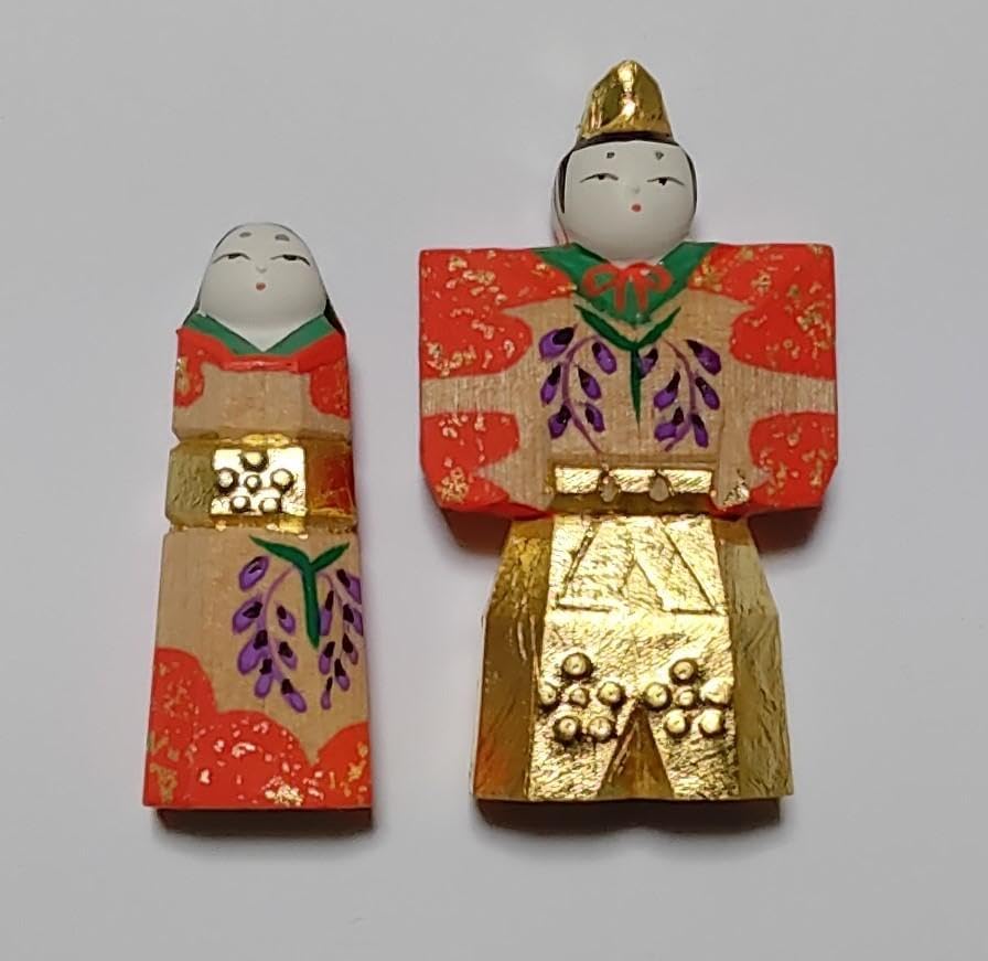 Amazon.co.jp: 一刀彫 雛人形 御雛 奈良 神泉 高橋勇二作 : おもちゃ