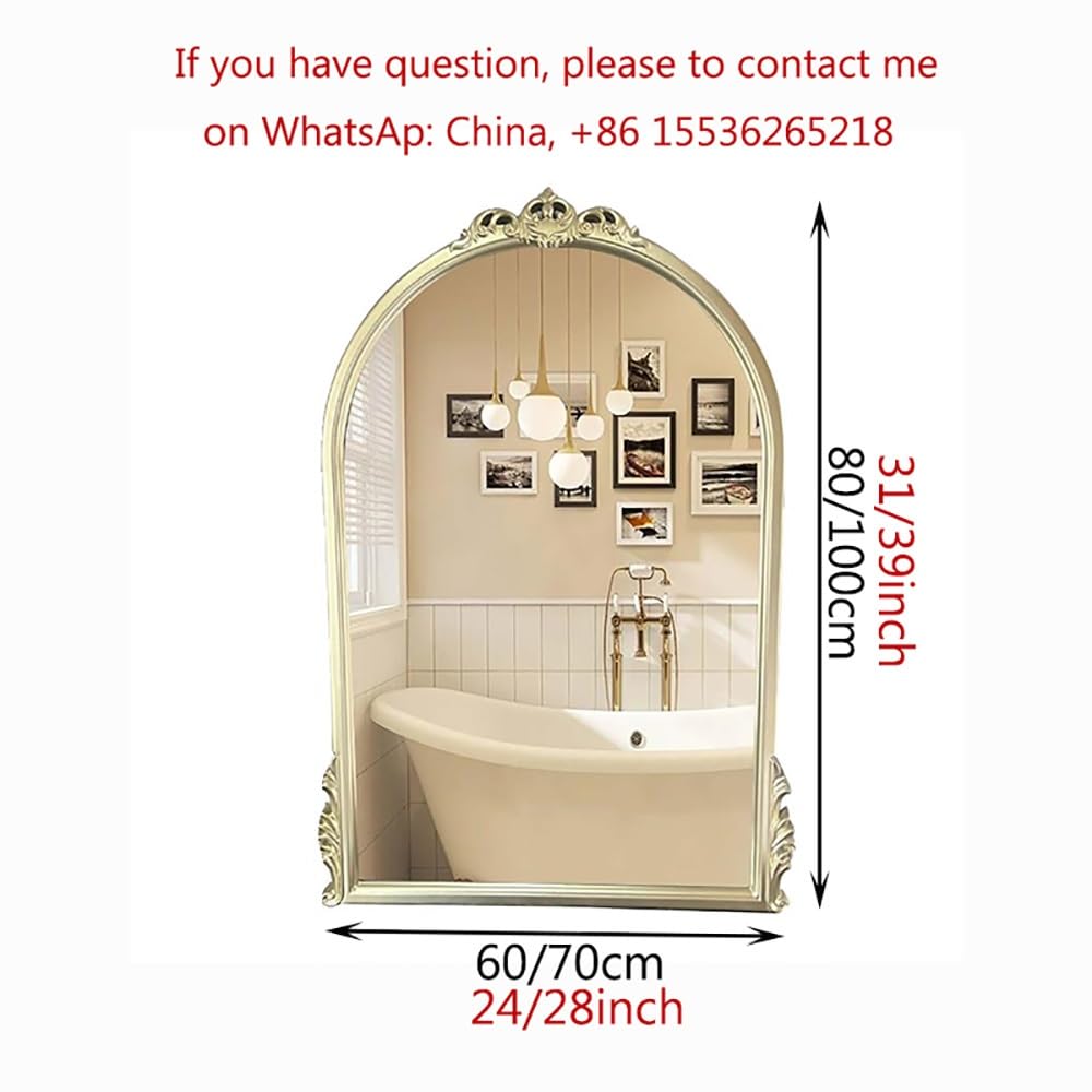 Amazon.co.jp: ZYBOWAYL バロックウォールミラー 大きいアンティーク風