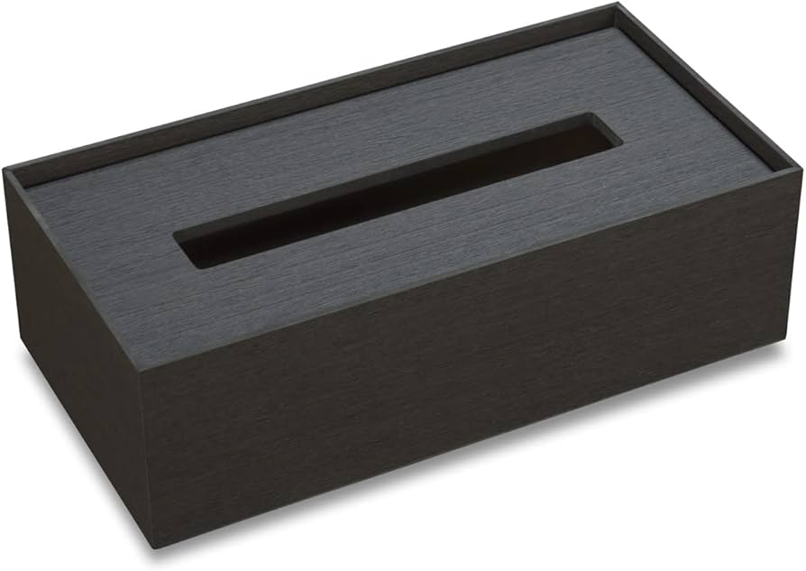 Amazon｜タツクラフト バスク ティッシュボックス スクエア M ブラック