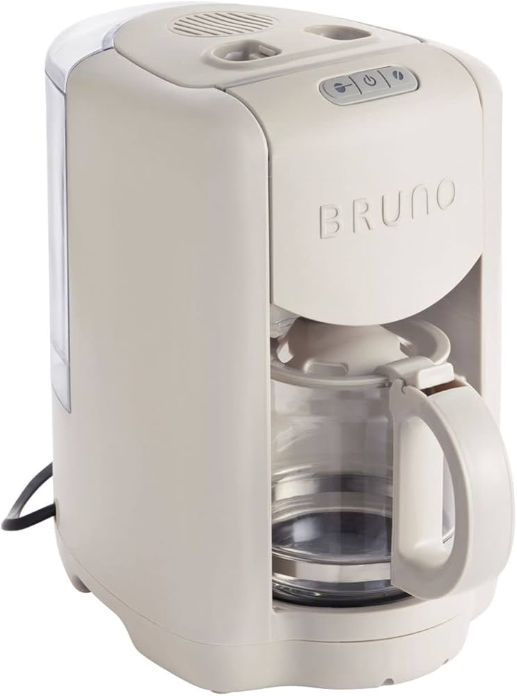 Amazon | BRUNO ブルーノ コンパクト ミル付き コーヒーメーカー 全