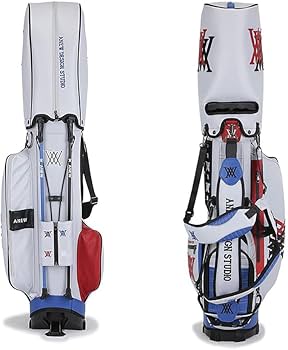 Amazon | アニューゴルフ ANEW GOLF キャディバッグ DOUBLE LOGO STAND