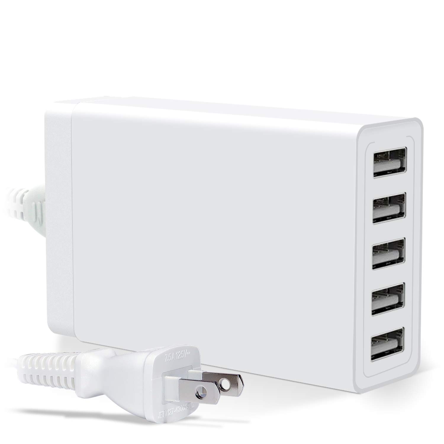 Amazon | ホワイトナッツ USB充電器 急速充電 USB Type-A 5ポート