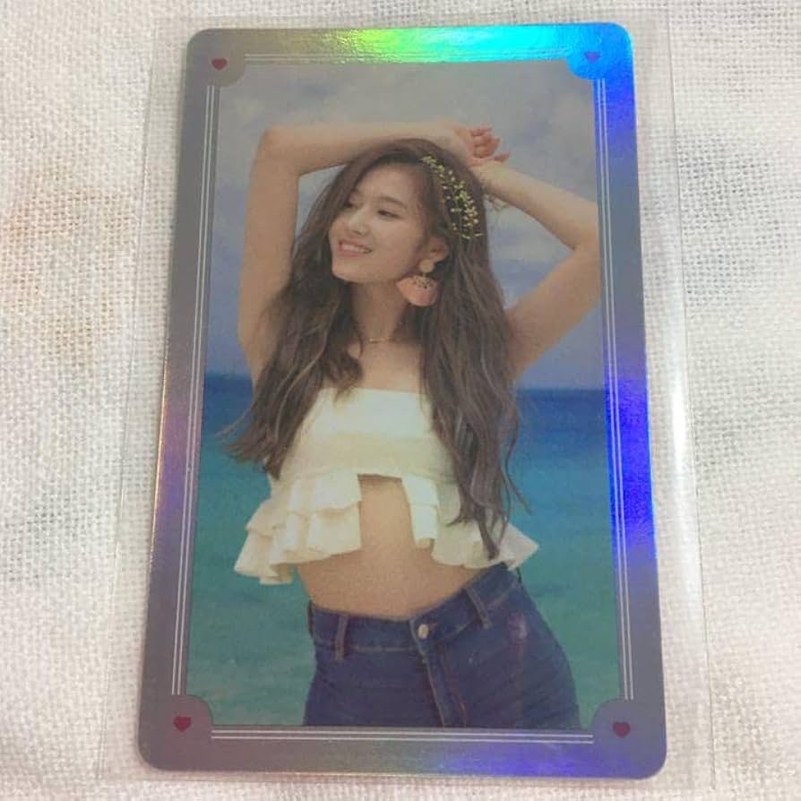 TWICE 2018 TWICETV トレカ サナ-【Anti hero】スケートボード