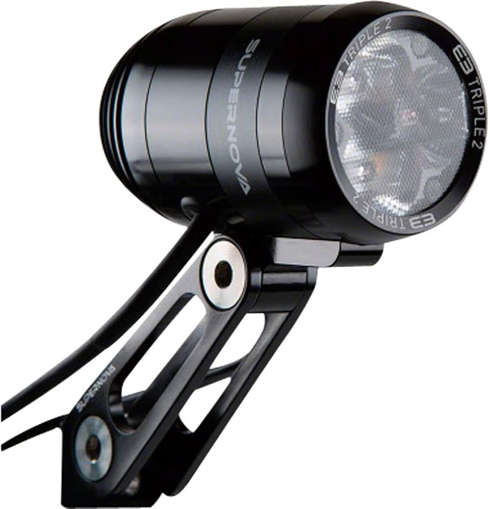 Amazon | Supernova E3 Triple 2 Dynamo Headlight: Black by