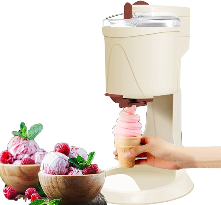 Amazon.co.jp: ミニソフトクリームメーカー、自動フルーツソフト