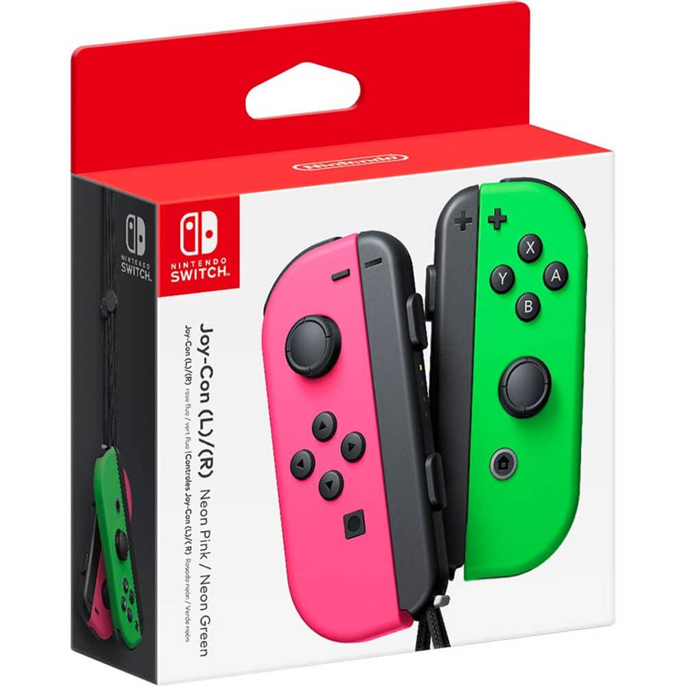 Nintendo Joy-Con Pair - Neon Green/Neon Pink : Amazon.co.za
