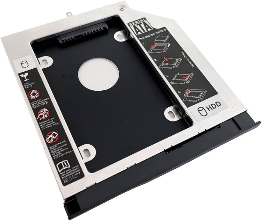 Amazon.com: 2nd HDD SSD Hard Drive Optical Frame Caddy Tray for