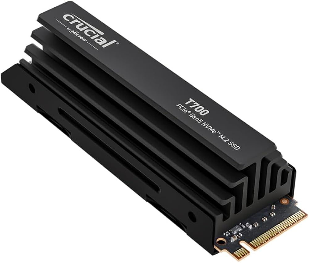 Amazon | Crucial T700 4TB Gen5 NVMe M.2 SSD ヒートシンク付き