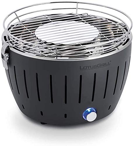 Amazon | ロータスグリルXLサイズ お試し炭付USB対応 ダークグレー