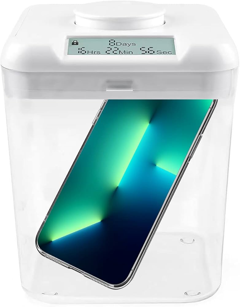 Amazon｜タイムロッキングコンテナ スマホロックボックス タイムロック