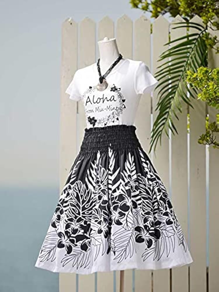 Amazon.co.jp: [ミウ・ミント・アロハ] パウスカート フラダンス フラ