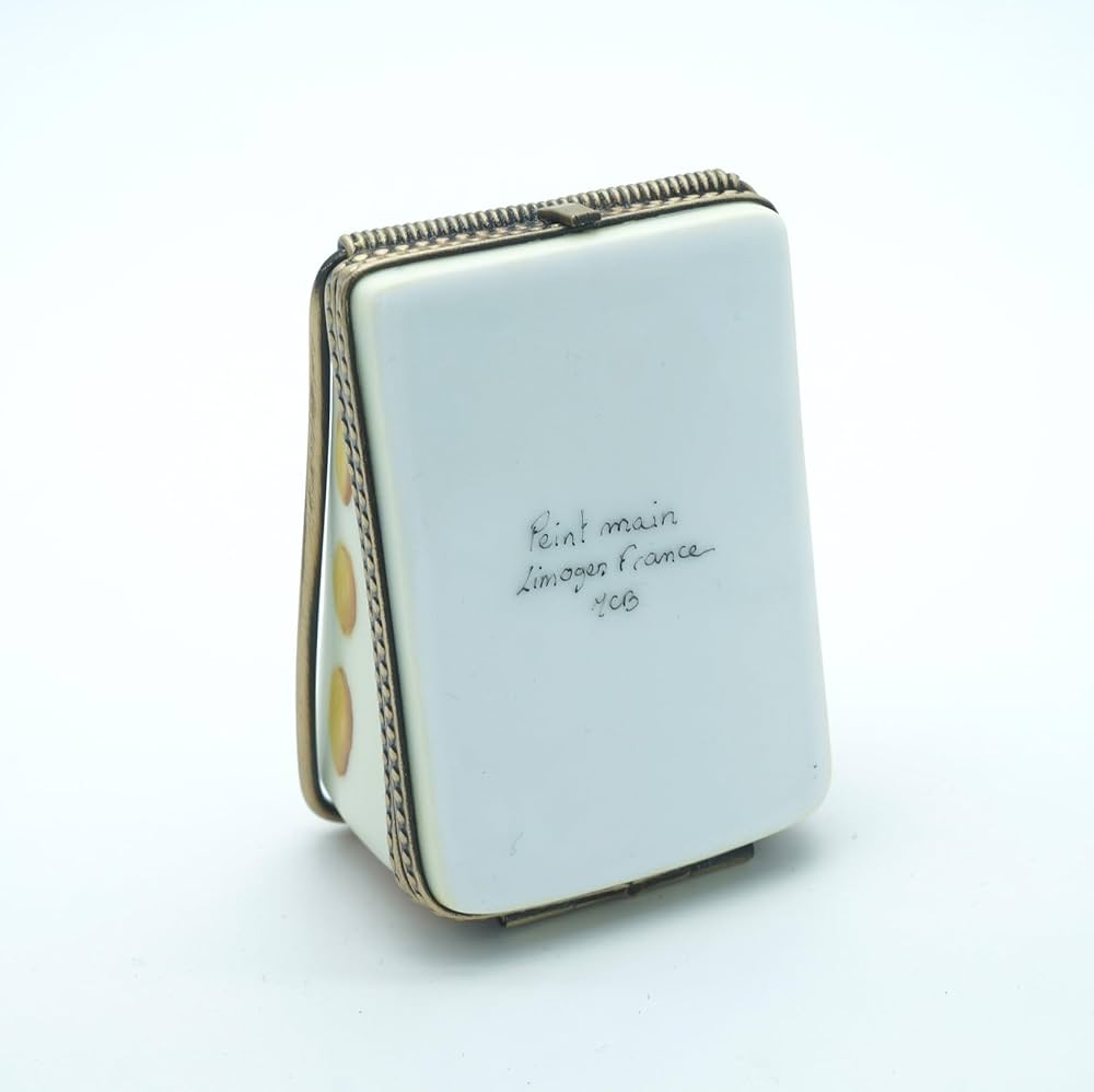 リモージュボックス フランス製 可愛いバスケット型の小物入れ！カップ