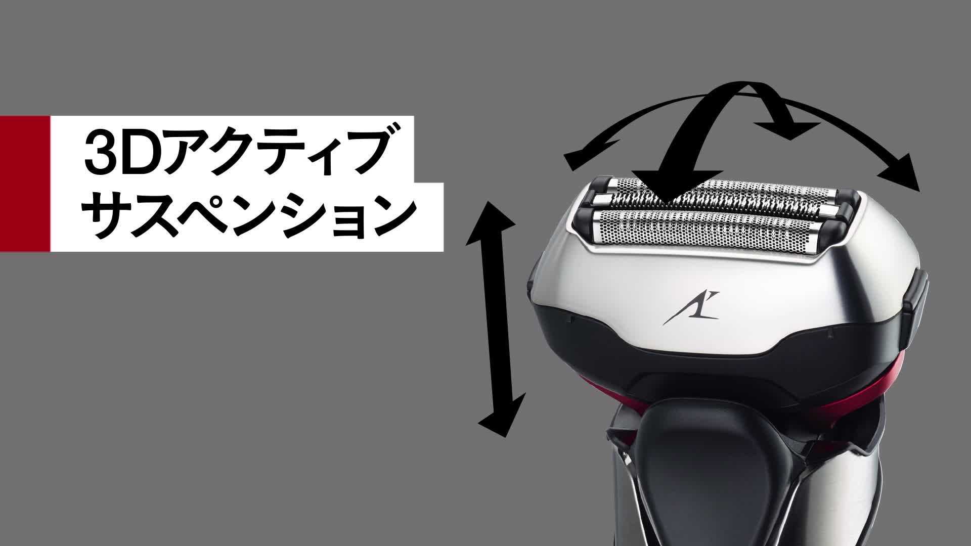 Amazon | パナソニック ラムダッシュ メンズシェーバー 3枚刃 黒 ES