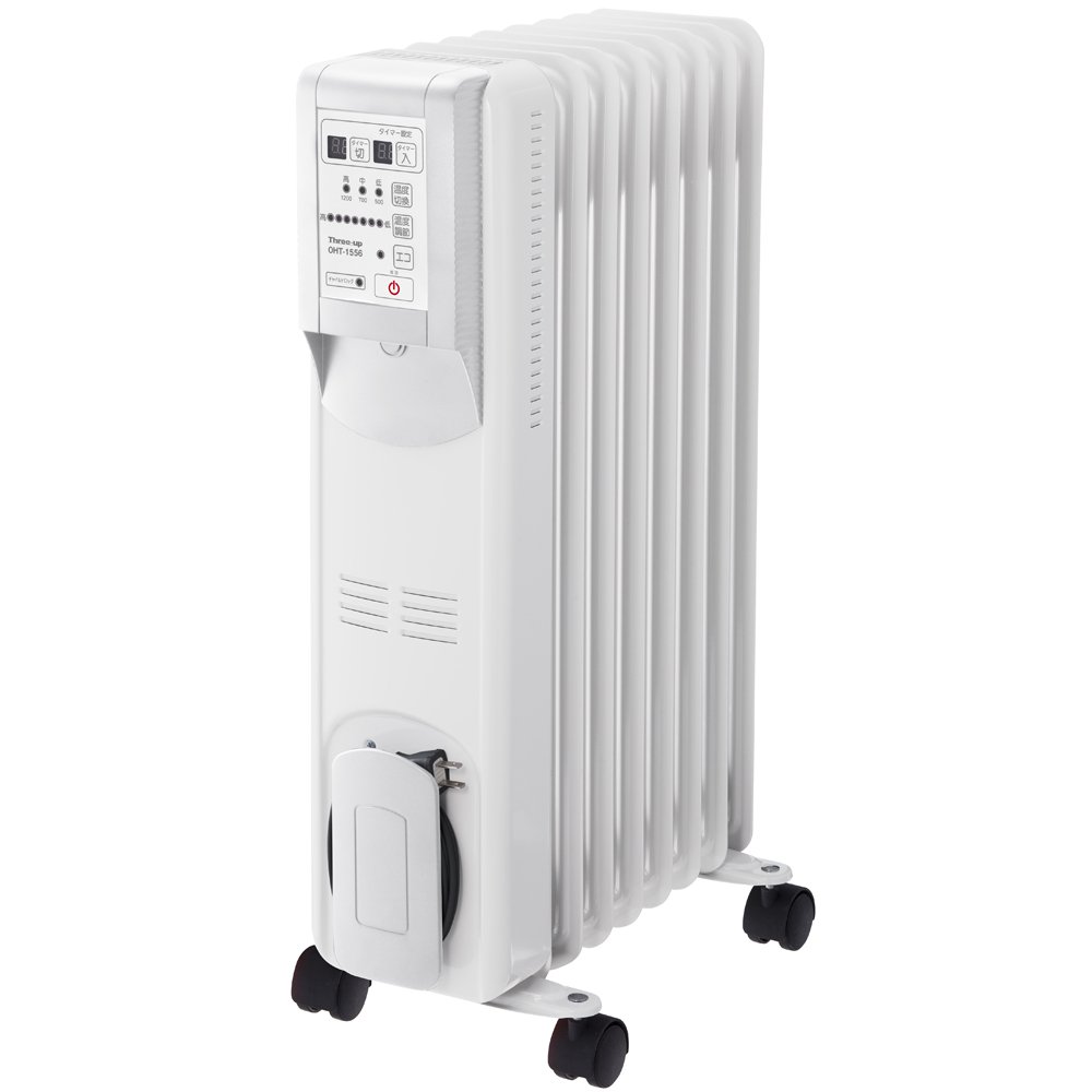 Amazon | Hidamari マイコン式 オイルヒーター(リモコン付) ホワイト